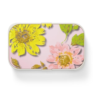 Floral Bento Lunch Box Eco-Friendly Meal Container School Lunchbox Work Lunchbox  Picnic Basket Supplies Eco-Conscious Meal Prep Container