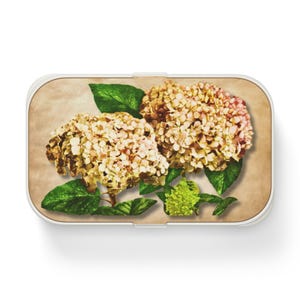 Floral Bento Lunch Box, Eco-Friendly Meal Container Work Lunch Box School Lunch Box Picnic Basket Summer Travel Lunch Housewarming Gift Idea