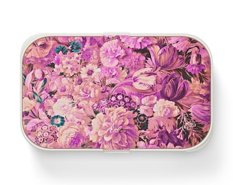 Fiambrera Bento Floral – Contenedor ecológico para preparar comidas