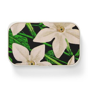 Floral Bento Lunch Box Eco-Friendly Food Container School Lunch Box Unique Work Lunch Box Picnic Basket Supplies Healthy Meal Prep Container