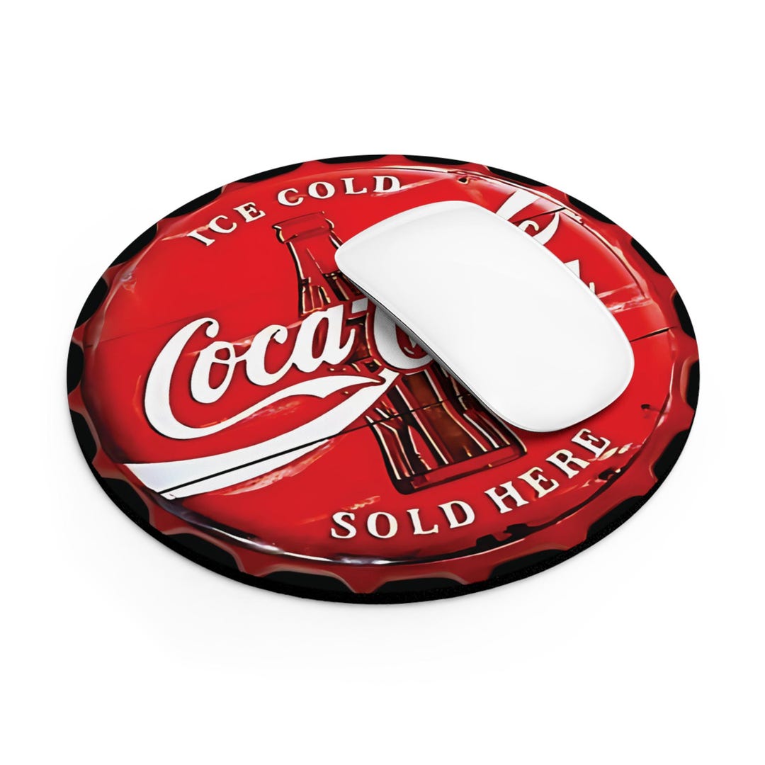 Vintage Coca-cola Mouse Pad Retro Office Decor Gift for Soda