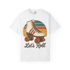 Retro Roller Skating T-shirt, Vintage Skate Shirt, Unisex Comfort Colors Tee, Gift for Skaters, 80s Tee, Roller Derby Gift, Vintage T-Shirt image 7