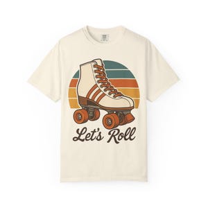 Retro Roller Skating T-shirt, Vintage Skate Shirt, Unisex Comfort Colors Tee, Gift for Skaters, 80s Tee, Roller Derby Gift, Vintage T-Shirt image 8