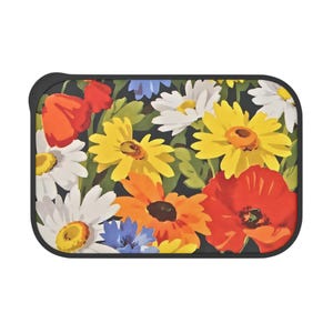 Florale Bento Box: Umweltfreundliche Lunch Box mit Utensilien