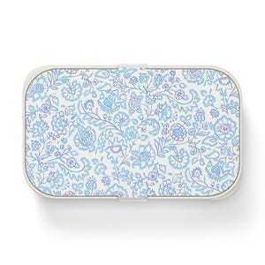 Lonchera Bento Floral, Recipiente Ecológico para Preparar Comidas, Bonita Lonchera para el Trabajo, la Escuela, la Organización de Almacenamiento de Alimentos, Regalo para Amantes de la Comida