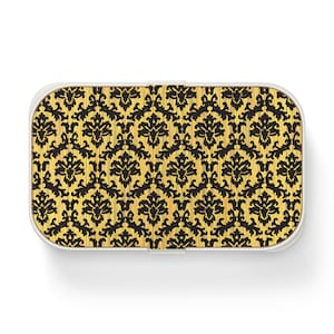 Bento Box - Elegant Food Container School Lunch Box Work Lunchbox Eco-Friendly Meal Prep Gift for Foodies Decorative Food Storage Bento Box