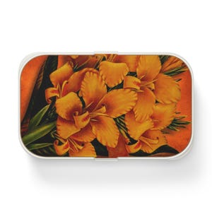 Flower Bento Lunch Box, Eco-Friendly Meal Prep Container, Work Lunch Box, School Lunch Box Picnics Basket Essentials Travel Snacks Container