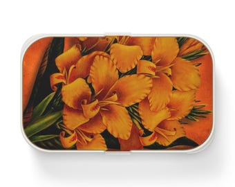 Flower Bento Lunch Box, Eco-Friendly Meal Prep Container, Work Lunch Box, School Lunch Box Picnics Basket Essentials Travel Snacks Container