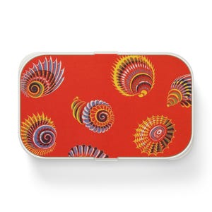 Lonchera Bento con Conchas Ecológicas, Almacenamiento de Refrigerios para la Playa, Lonchera Escolar, Lonchera de Trabajo, Cesta para Picnics, Contenedor para Preparar Comidas, Refrigerios de Viaje