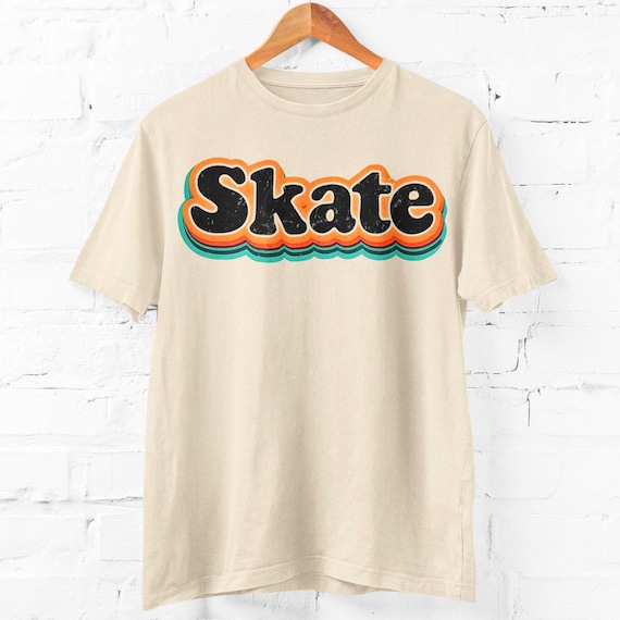 Skateboard Graphic Tee, Vintage Skate Shirt, Unisex Comfort Colors Tee, Gift for Skaters, Roller Skating Shirt, 80s Skate Shirt, Skate Tee