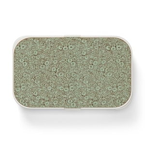 Floral Bento Lunch Box, Eco-Friendly Meal Container, Stylish Food Storage School Lunch Box Picnic Gear Portion Control Storage Work Lunchbox
