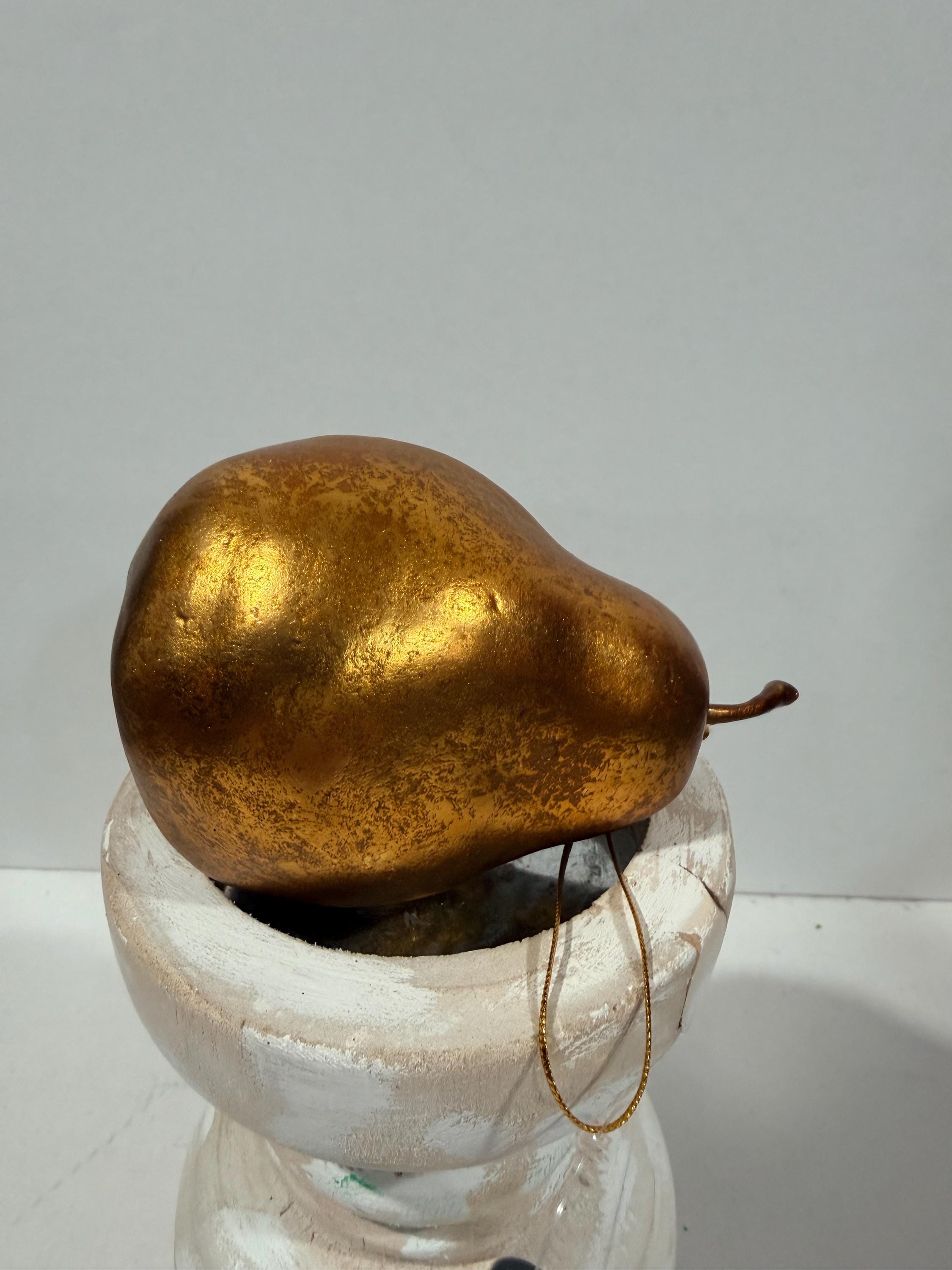 金色のフルーツ装飾壁掛け二個セット Decorative Gold Fruit - Etsy