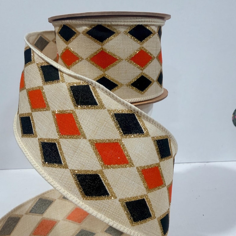 Top Ten Ribbons Ribbon Halloween Pattern - Etsy