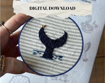 Children’s Story Book Characters Hand Embroidery Designs - Reading, Nursery, Printable Stick and Stitch PDF Pattern