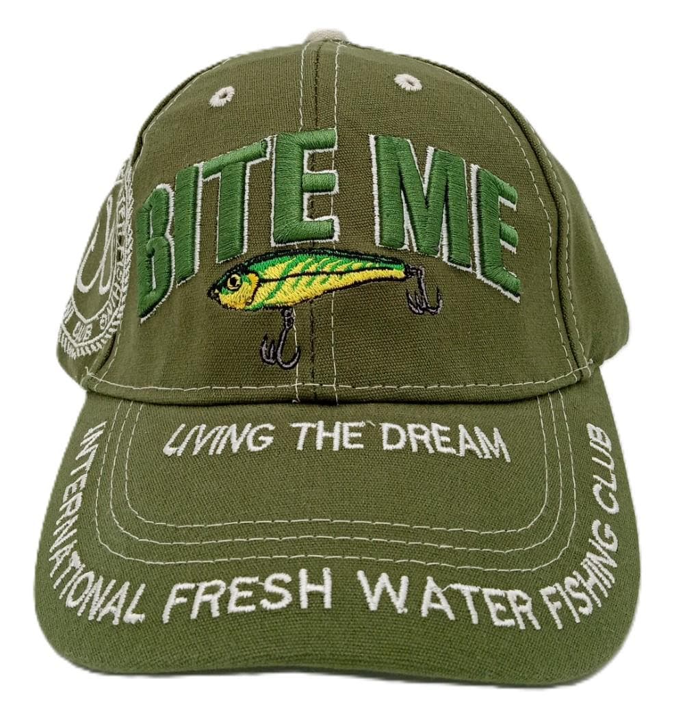 Bite Me Baseball Hat, Fishing Hats - Etsy