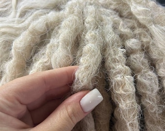 Ash Blonde Dolly Volume Curly Dreadlocks, Synthetic Push-Up DE or SE Wavy Hairs Extension
