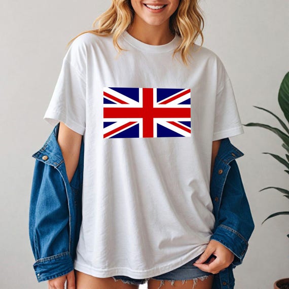 Union Jack T-shirt, English Flag T-shirt, Flag of the United