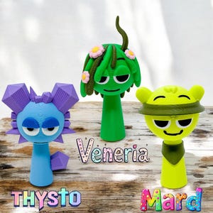 Juguetes Sprunki impresos en 3D: regalos divertidos y únicos para gamers, niños, cumpleaños y ocasiones especiales / Figuras Incredibox, coleccionables / Adorno para pasteles imagen 6