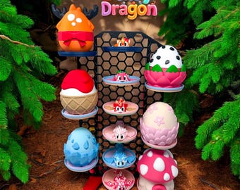 Baby Dragon with Egg Fidget Toy | 3D Printed Mini Dragon Hatchling | Cute Sensory Desk Pet | Pocket Worry Toy | ADHD & Anxiety Stress Relief