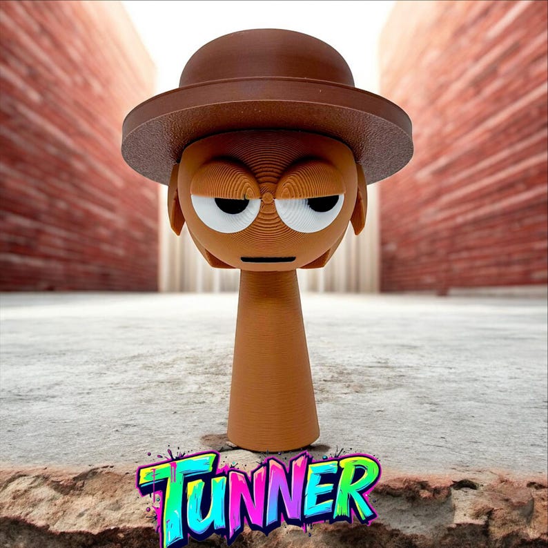 Juguetes Sprunki impresos en 3D: regalos divertidos y únicos para gamers, niños, cumpleaños y ocasiones especiales / Figuras Incredibox, coleccionables / Adorno para pasteles Tunner