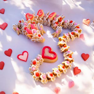 Heart Cookie Dragon – 3D Printed Articulated Fidget Toy Adorable, Flexible with Heart  Cookie | Unique and Thoughtful Gift for Any Occasion