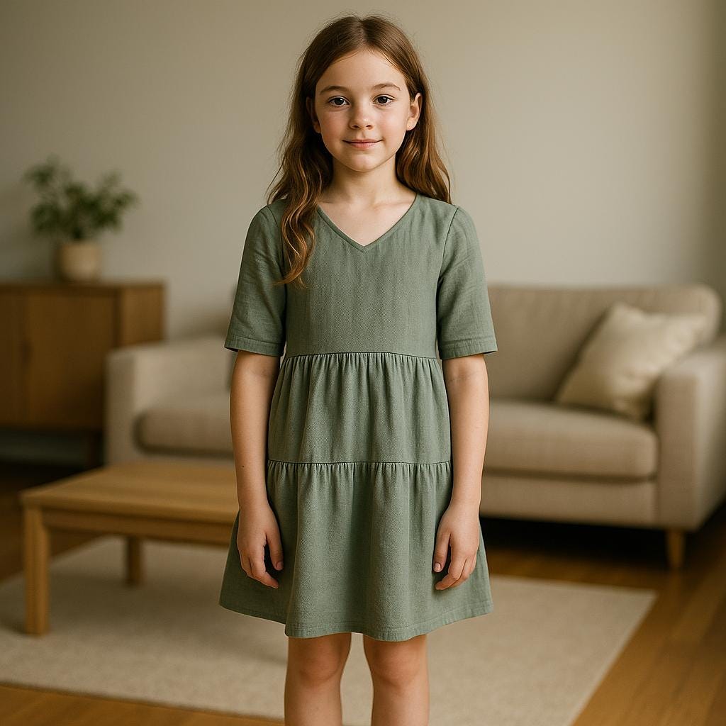 PDF Digital Sewing Pattern Khari Dress | Kid Dress Pattern | Pattern ...