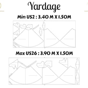 PDF Digital Sewing Pattern for the Clemence Midi Dress | Half Circle ...