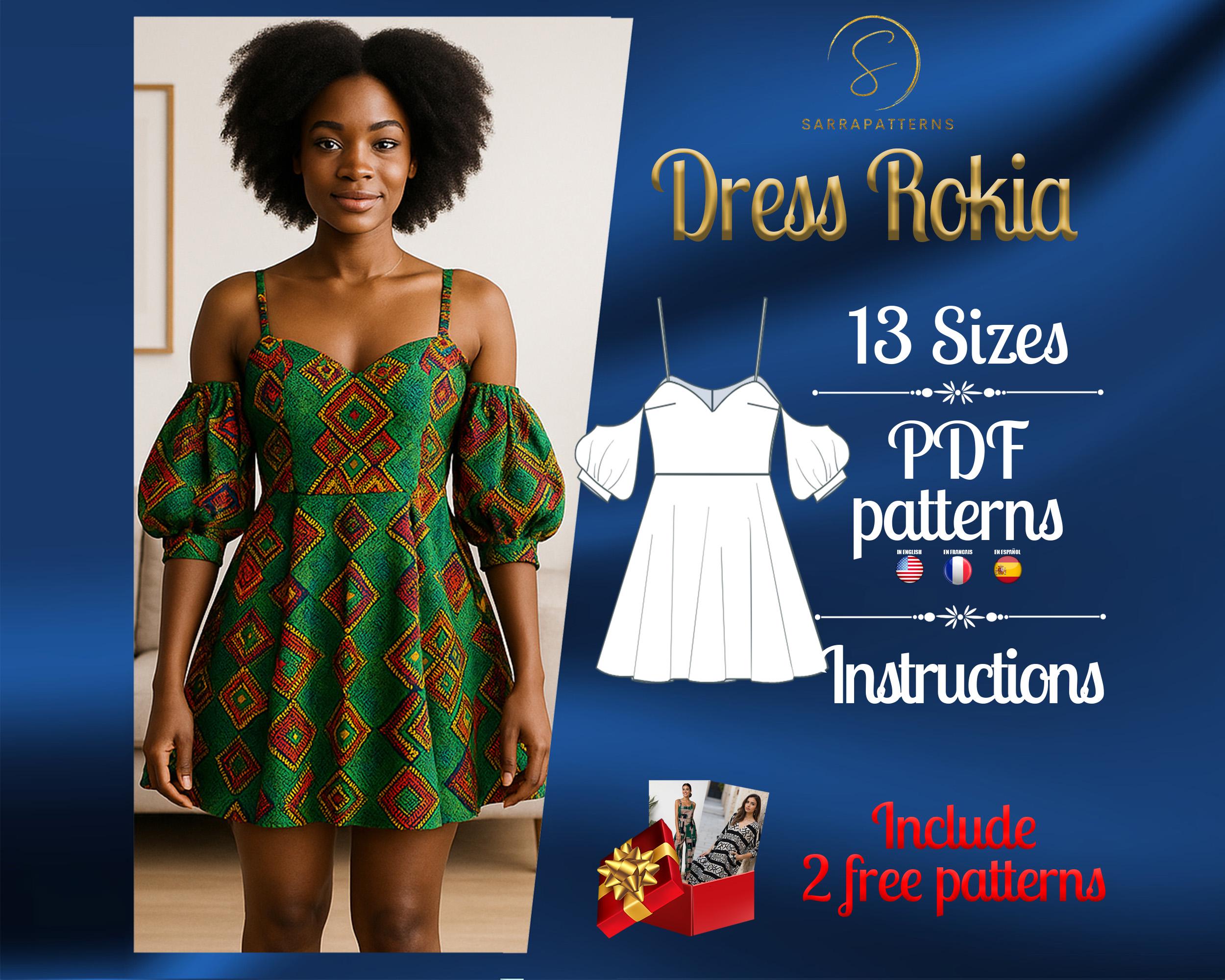 African Short Dress - Etsy