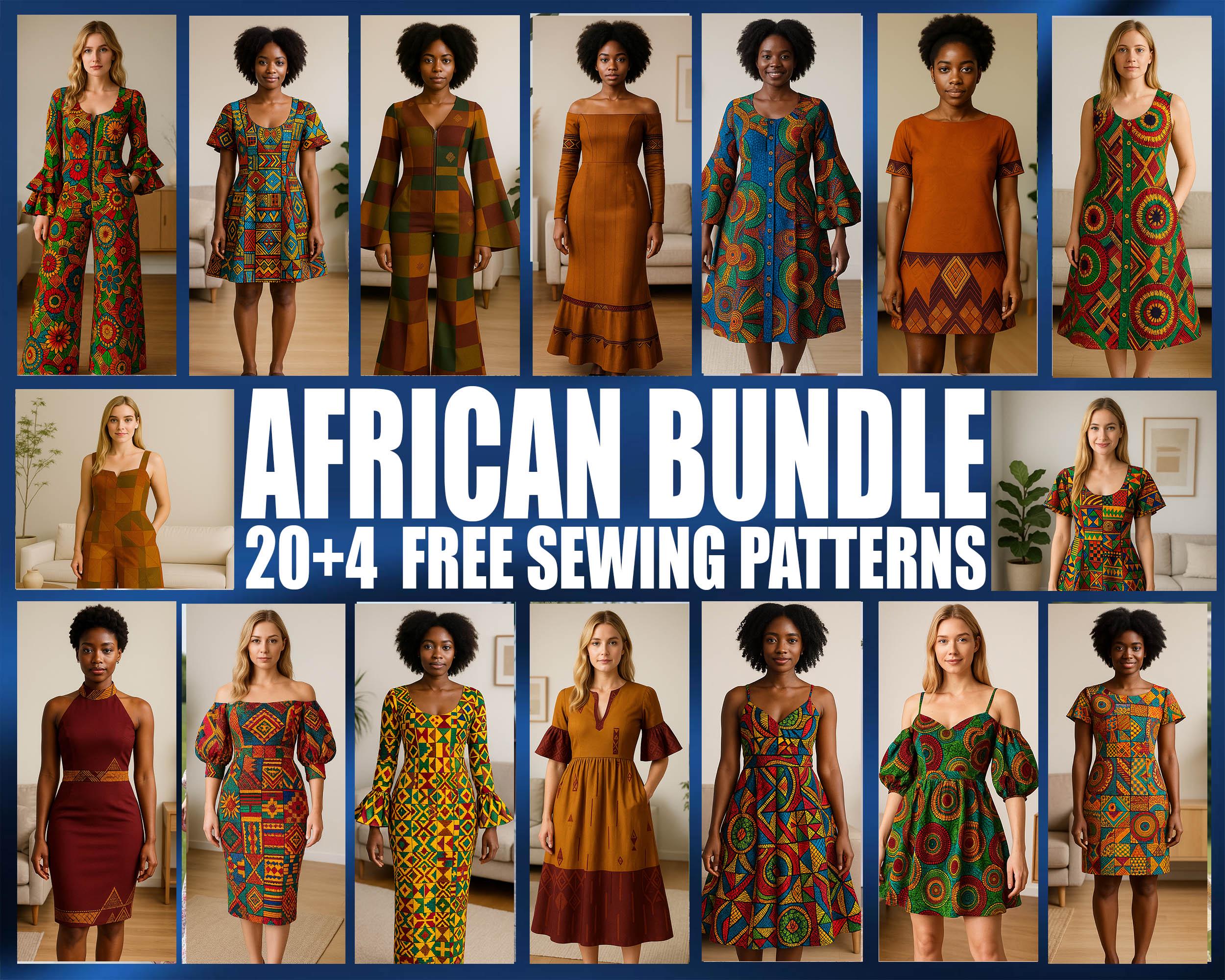 Patronen Afrikaanse Jurk Naaipatroon African Women Sewing Patterns