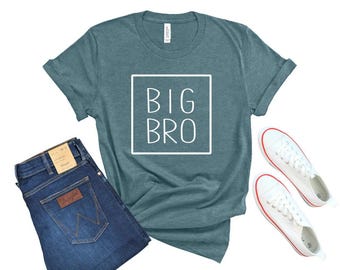 Big Bro-tröja, storebror-tröja, graviditetsmeddelande, storebror-t-shirt, storebror-tröja, babymeddelande, storebror-present, storebror