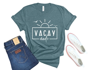 Vacay Mode Shirt, Urlaubs Shirt, Urlaubs Shirts für Frauen, lustiges Reise Shirt, Vacay Mode, Urlaubs T-Shirts, Reisegeschenk, Sommerferien