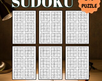 840 Sudoku Puzzles: Easy to Expert, Brain Training (PDF Download)