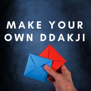 Create Your Own Ddakji | Korean Game DIY | Inspired by Netflix | Family Fun Night | Engaging Game Kit | Unique Gift