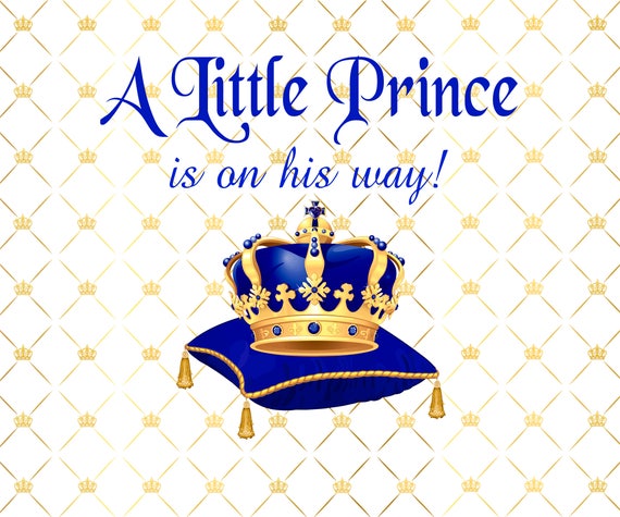little prince baby shower banner