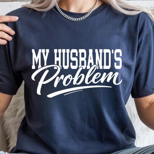 Mój problem z mężem w formacie PNG SVG, zabawny projekt cytatu żony