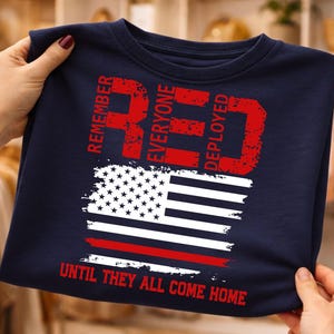 Red Friday Veterans PNG | Remember Everyone Deployed SVG (Digital Download)