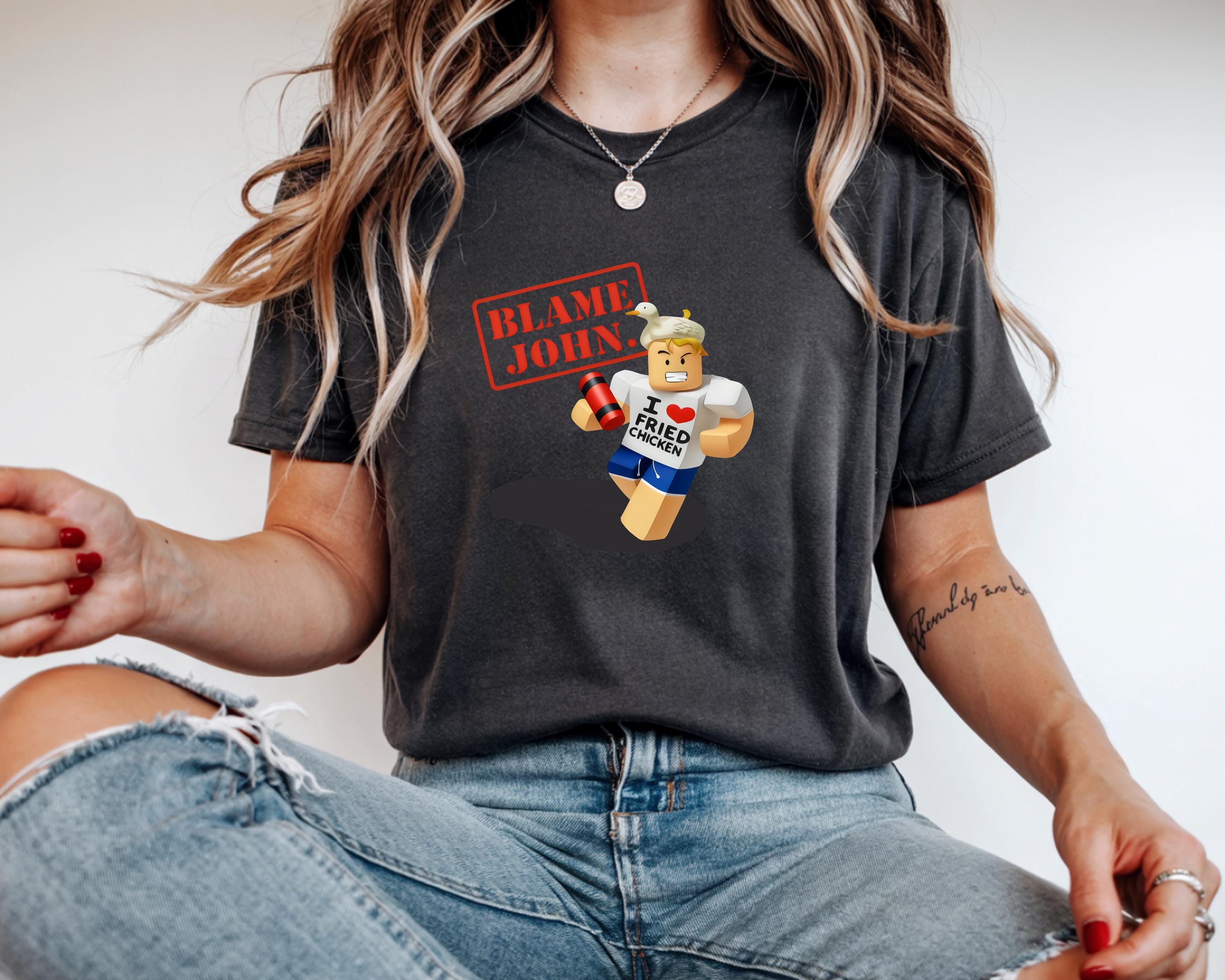 Shedletsky Blame John Roblox Shirt PNG Forsaken Fan Apparel Digital Il B781 