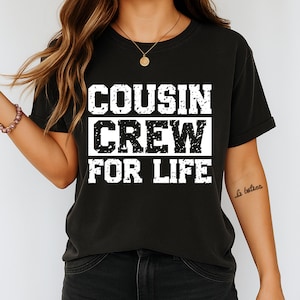 Cousin Crew SVG PNG: Groovy Family Vacation Shirt Design (Digital Download