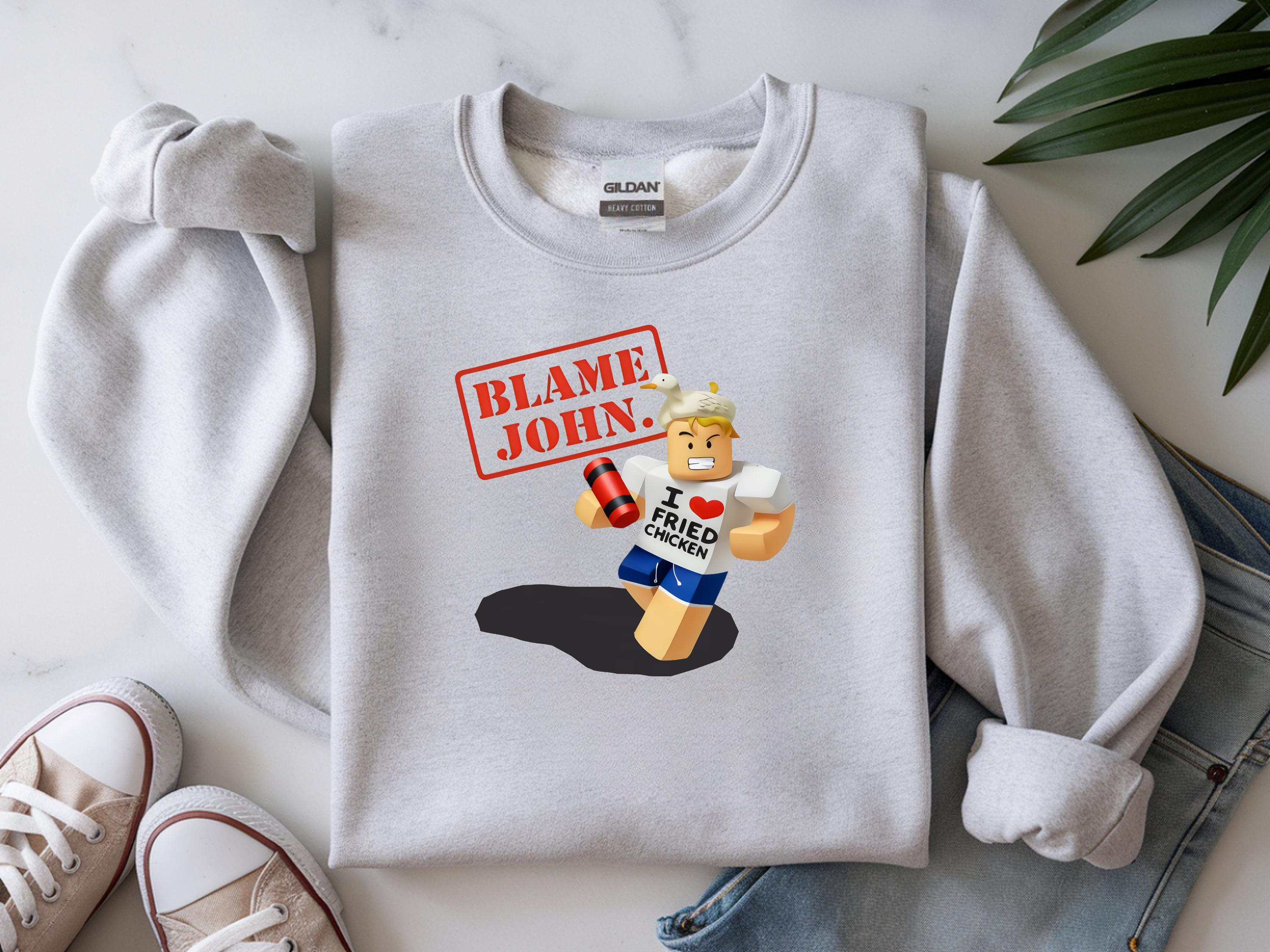 Shedletsky Blame John Roblox Shirt PNG Forsaken Fan Apparel Digital Il Eo4r 