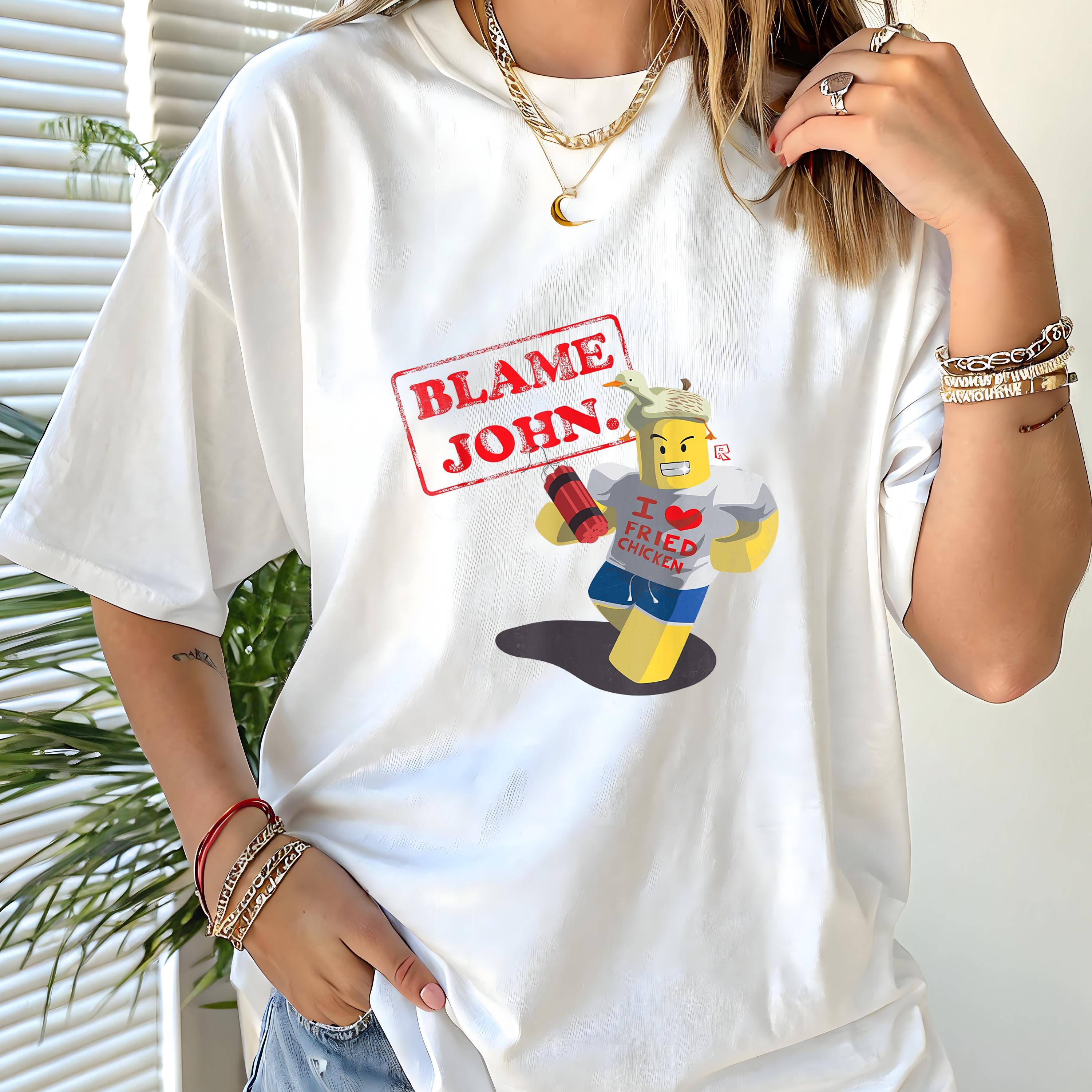 Shedletsky Blame John Roblox Shirt PNG Forsaken Fan Apparel Digital Il Or01 