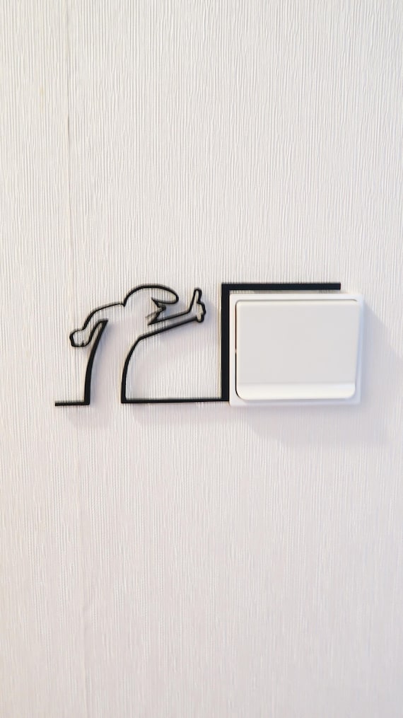 DÉCO INTERRUPTEUR LA Ligne - Décoration Murale - Wall Art - Idée Cadeau EUR 3,99 - FR DÉCO INTERRUPTEUR LA Ligne - Décoration Murale - Wall Art - Idée Cadeau EUR 3,99 - FR