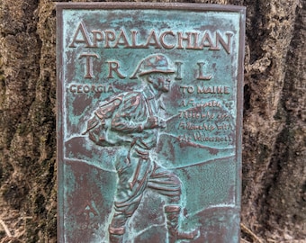 Appalachian Trail AT Springer Mountain Summit Terminus Sign Ornament Decoration Georgia Hiking Gift - Medium