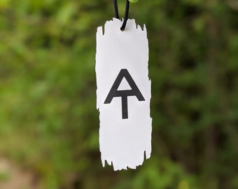 Appalachian Trail AT White Blaze Sign Ornament Decoration