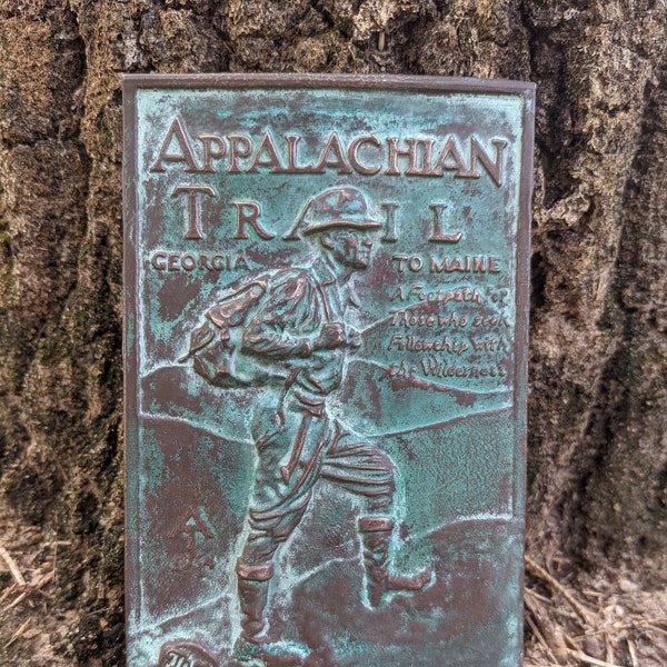 Appalachian Trail AT Springer Mountain Summit Terminus Sign Ornament Decoration Georgia Hiking Gift - Medium