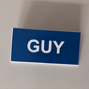 Free Guy Ryan Reynolds Name Badge Tag Cosplay Halloween Costume Accessory Deadpool Free City NPC Buddy Dude
