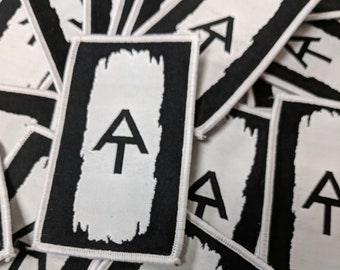 Appalachian Trail AT Hike Patch - Iron On - Embroidered - Patches for Pack or Jacket - White Blaze - 2" x 3.5" (Free Shipping US)