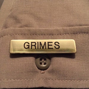Rick Grimes Sheriff Name Badge - AMC The Walking Dead Costume