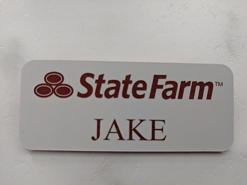 Jake from State Farm Name Badge for Cosplay Halloween | Etsy