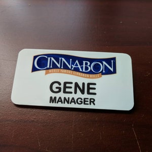 Better Call Saul Cinnabon Gene Name Badge Tag Cosplay Halloween Costume Accessory