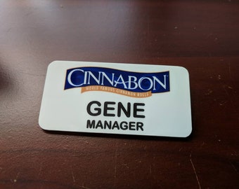 Better Call Saul Cinnabon Gene Name Badge Tag Cosplay Halloween Costume Accessory